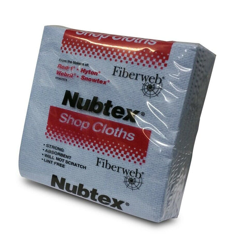 Nubtex Shop Cloths (13x13 Wipes) (25 Wipes per Pack) (15 Packs per case) (560029) 375 Wipes_Printers_Parts_&_Equipment_USA